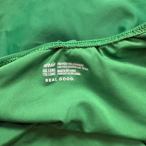 Aerie Green One Piece Swimsuit - Picture 8 of 9